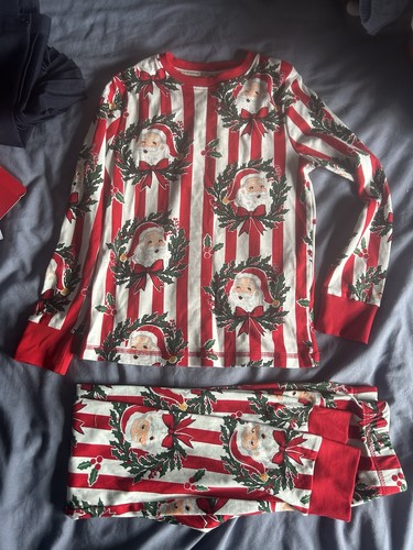 Santa striped red and white - striped,