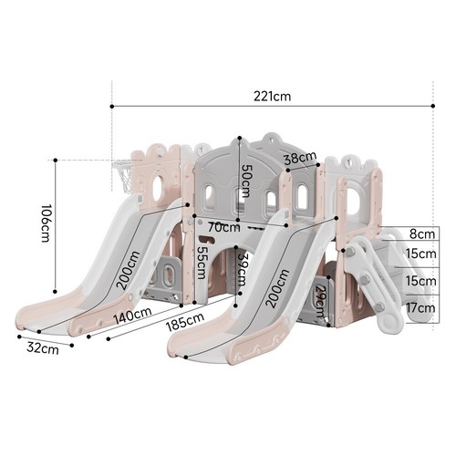 Kids garden swing slide - kids,