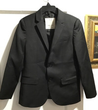 Zara Boys Black Blazer Jacket