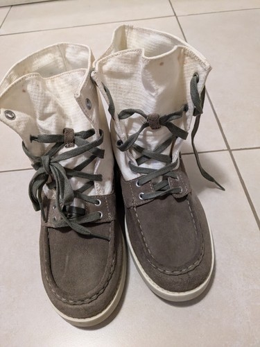 Timberland beige leather deck - beige,