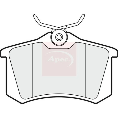 Apec rear brake pad set - rear,