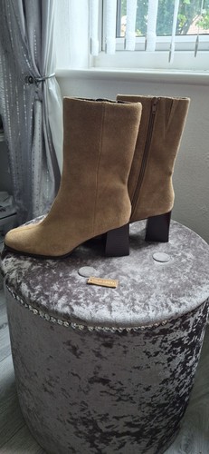 Ladies leatherbrown boots - ladies,