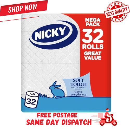 Nicky soft touch toilet tissue - soft,