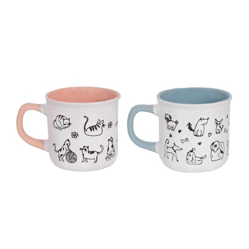 Set cat dog - of,