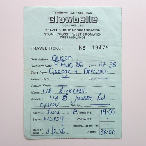 Queen knebworth park 1986 - 1986, tour