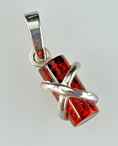 Small tubular baltic amber - small,
