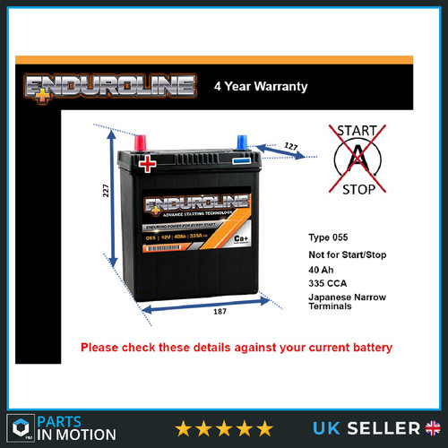 Battery fits reliant fox - fox, robin
