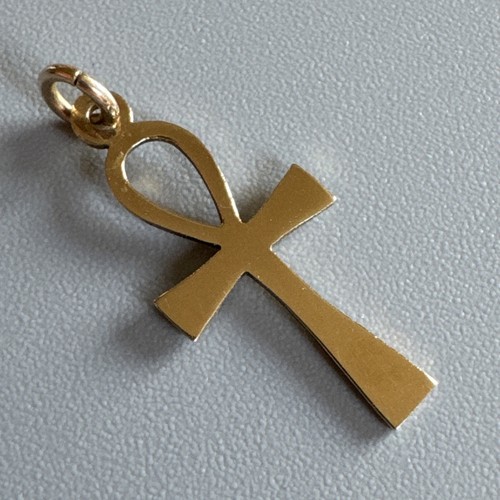 9ct yellow gold ankh cross - 9ct,