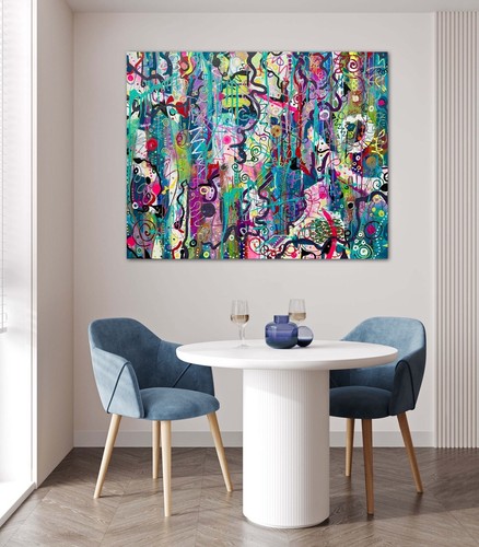 Large textured canvas - canvas, art