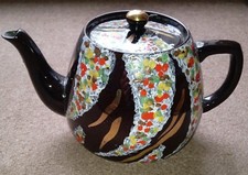 Unusual Hand Painted Teapot - Vintage - Fascinating - Unique - Collectable
