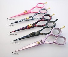 Pro Salon Hairdressing Scissors Hair Cutting Scissors Barber Shears Pink Zebra 5