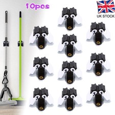 10 Pack Mop Holder Wall