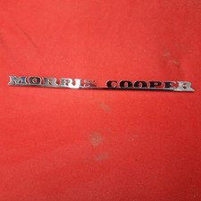 Morris Cooper boot Badge 