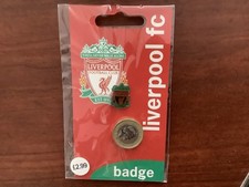 LIVERPOOL FC ENAMEL PIN BADGE BRAND IN SEALED PACKAGING
