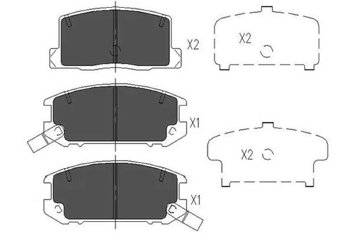 Brake pads kbp - pads, parts