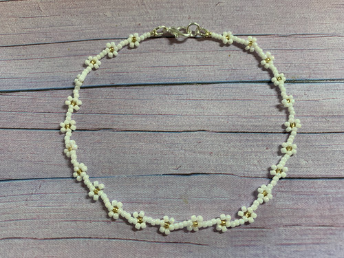 Daisy chain anklet - chain,