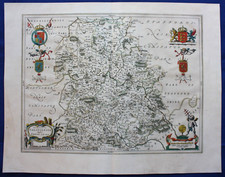 SHROPSHIRE ANTIQUE MAP