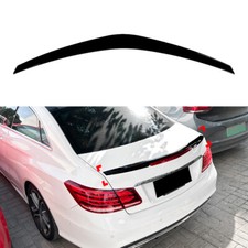 For Mercedes E Class Coupe W207 C207 Black Rear Boot Spoiler Lip Wing 09-17