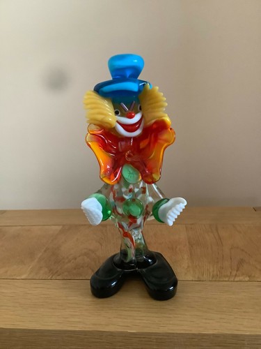 Vintage murano glass clown - vintage,