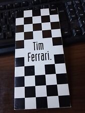 Ferrari  TIM  MOBILE PHONE BROCHURE 1990s-ROSSO CORSA ,DAYTONA ,GIALLO MODENA