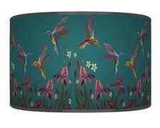 Humming Bird Lampshade Teal