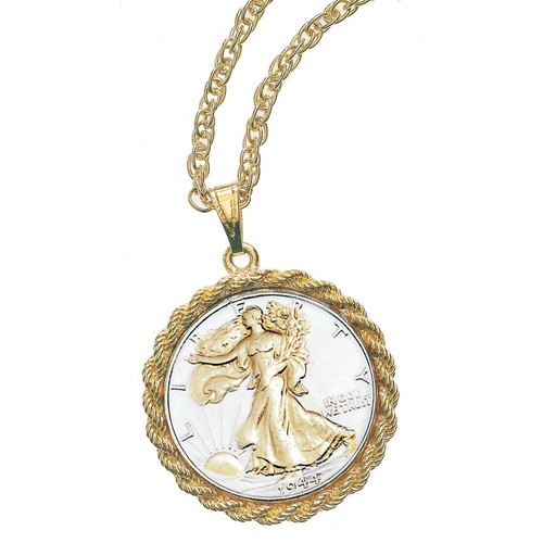 New coin pendant necklace - coin,