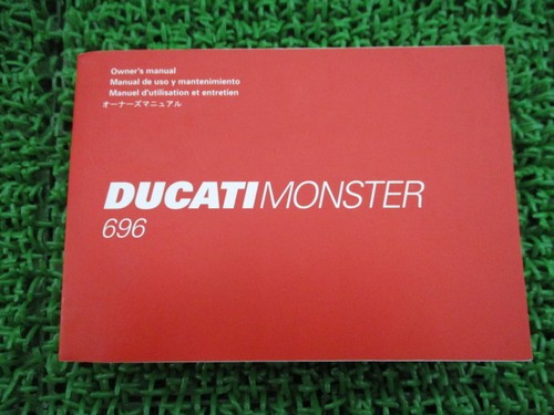 Monster 696 owner manual - monster,
