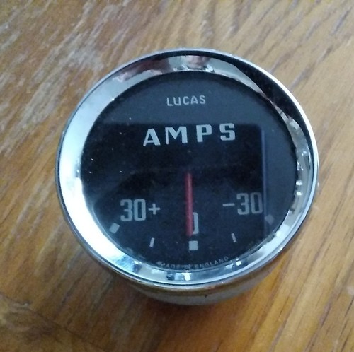 Vintage lucas ammeter range - lucas,