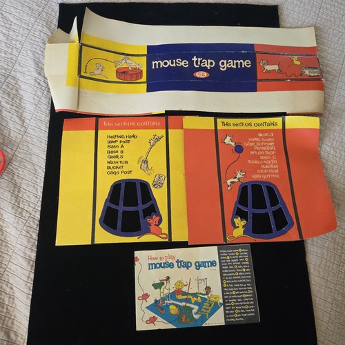 Ideal 1963 mouse trap game - trap,