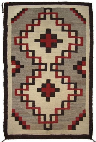 Southwestern navajo kilim - southwestern, wool