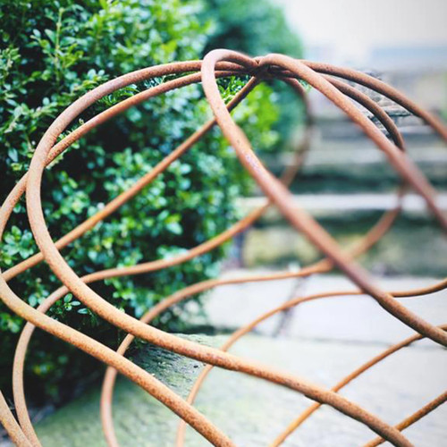 Large metal rustic - rustic, sphere