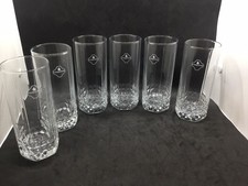 CORVOISIER GLASS TUMBLERS X 6 