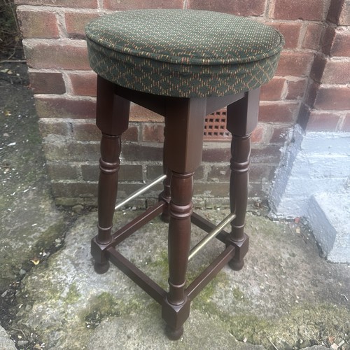 Vintage wooden bar stool - bar,