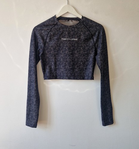 Pink soda sport top black - soda, 10