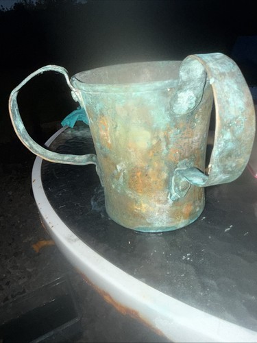 Antique copper double handled - double,