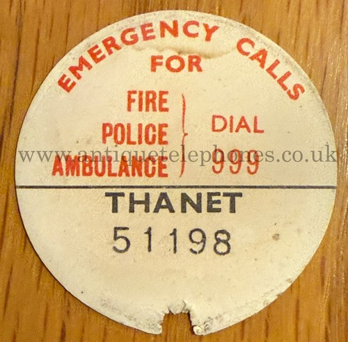 Genuine gpo telephone dial - gpo,