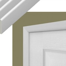 Door Frame Kit 95mm Edge Strips Plastic Architrave Trim for Door Edge Capping