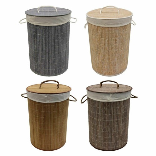 Bamboo collapsible laundry - bamboo,
