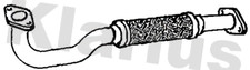 Klarius exhaust pipe fits Fiat