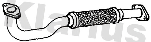 Klarius exhaust pipe fits fiat - fits,
