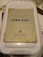 Jawa 250 cc Motorcycle Spare Parts Catalogue Zbrojovka Brno National Corporation
