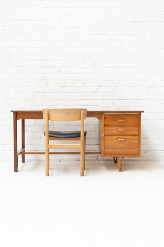 British oak desk t - british, h&t