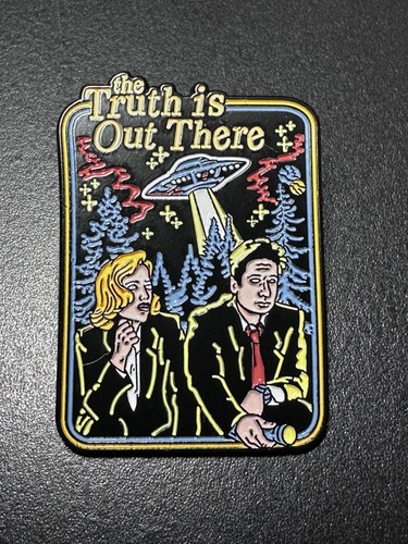 The files enamel pin badge - x-files,