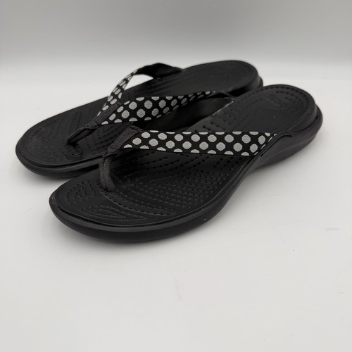 Crocs capri flip flops - capri, black