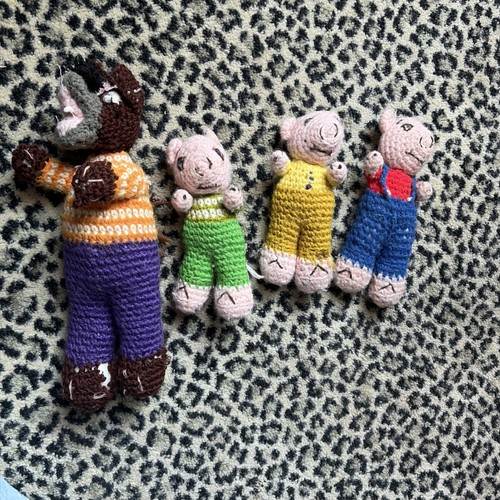 Hand crocheted big bad - hand,