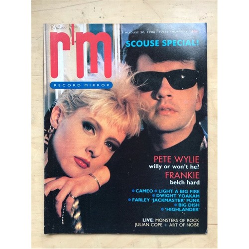 Pete wylie record mirror - wylie,