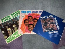 FOUR TOPS - LOT OF 3 UK LPs. All at least VG+ INC REACH OUT & YESTERDAYS DREAMS