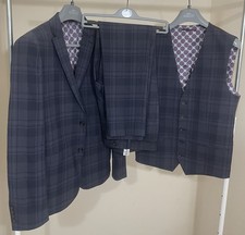 NEXT Men's Navy Blue Check