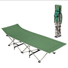 Portable Folding Camping Bed lounger Army Outdoor Sleeping Hiking Travel