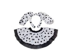 Book Week Costume: Dalmatian Tutu Dress with Ears and Tail for Kids